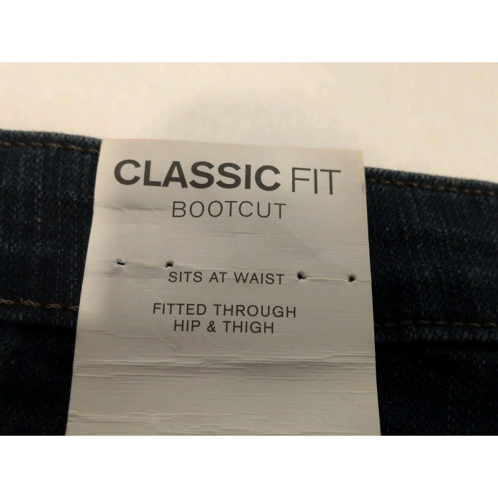 Liz Claiborne Women's Jeans Dark Rinse Wash Boot Cut Size 10 New With Tags - Picture 6 of 7
